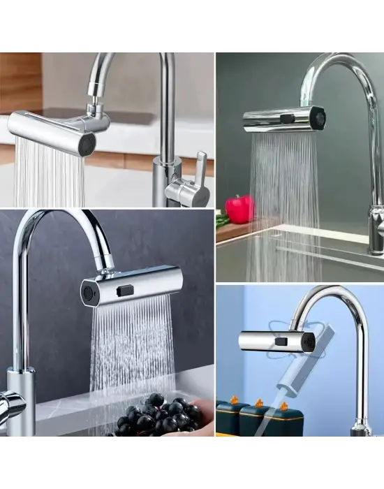 Omarı Evrensel Musluk Başlığı - 3 Modlu Çok Amaçlı Musluk Adaptörü