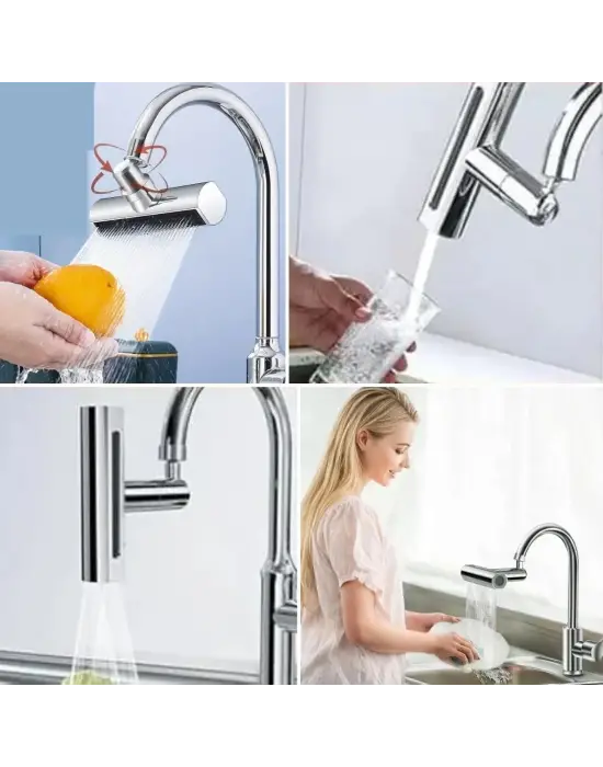 Omarı Evrensel Musluk Başlığı - 3 Modlu Çok Amaçlı Musluk Adaptörü