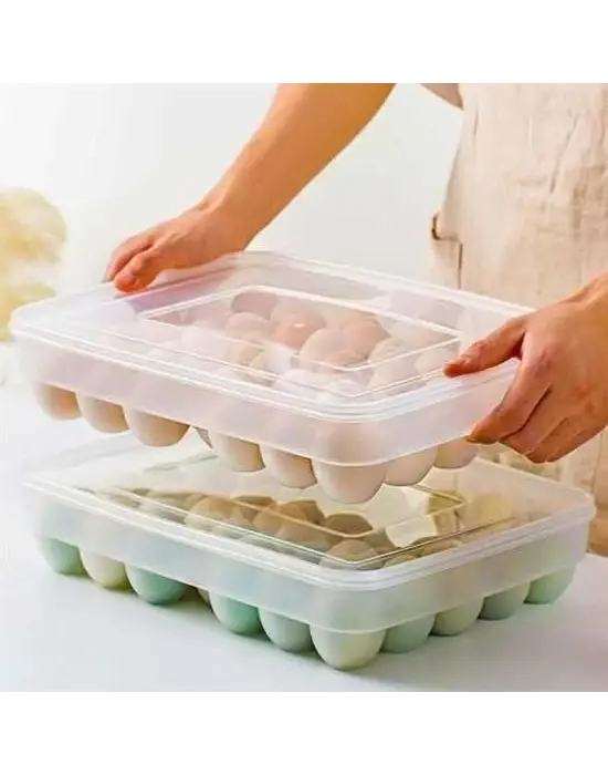 Omarı Yumurta Saklama Kabı Seti - Pratik ve Hijyenik Çözüm