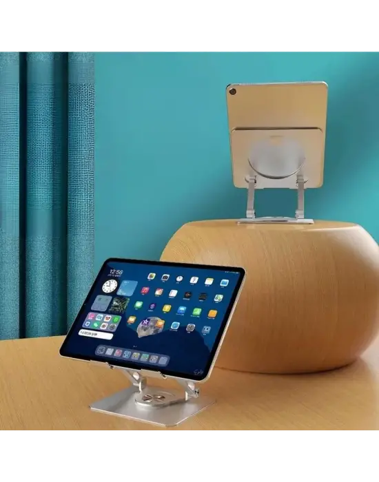 Omarı Derece Dönebilen Yükseltilmiş Tablet Standı
