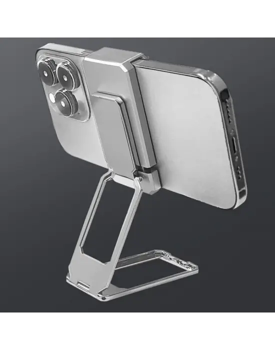 Omarı Derece Döner Metal Telefon Standı Braket