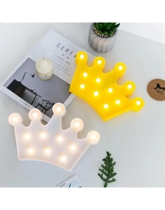 Omarı 3D Kraliçe Tacı Modeli Lamba