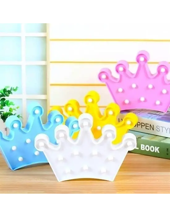 Omarı 3D Kraliçe Tacı Modeli Lamba