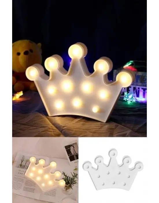 Omarı 3D Kraliçe Tacı Modeli Lamba