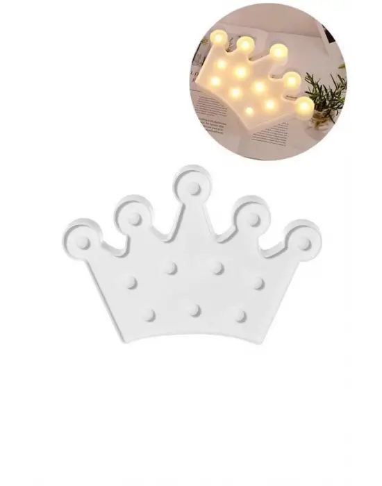 Omarı 3D Kraliçe Tacı Modeli Lamba