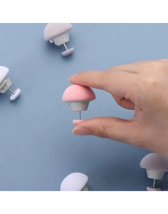 Omarı Mantar Desenli Yorgan Kılıfı ve Çarşaf Sabitleyici Seti