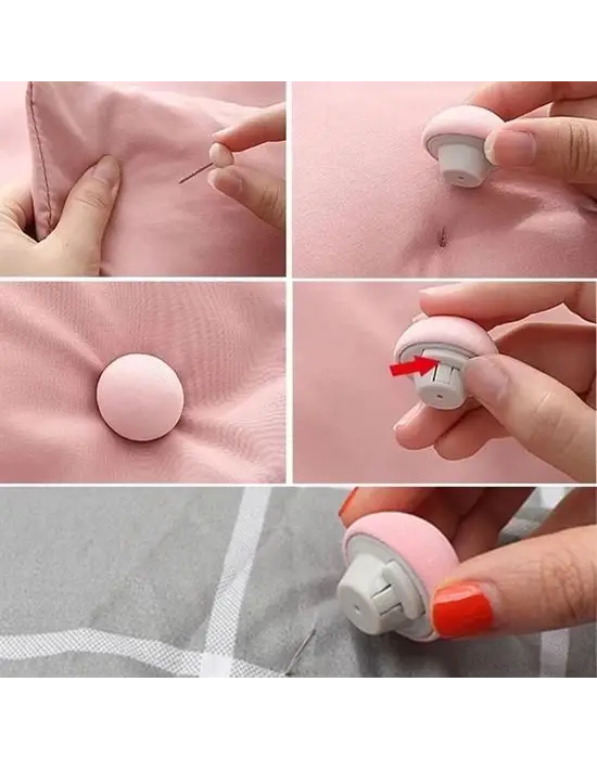 Omarı Mantar Desenli Yorgan Kılıfı ve Çarşaf Sabitleyici Seti