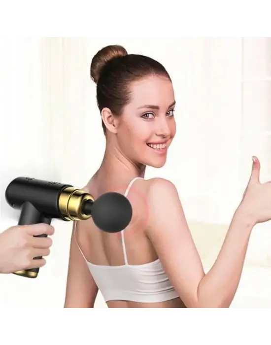 Omarı USB Şarj Olabilen Masaj Tabancası | Güçlü ve Pratik Masaj Cihazı