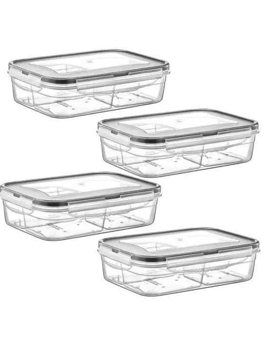 Omarı Sızdırmaz Contalı 1 Litre Erzak Saklama Kabı - LC520