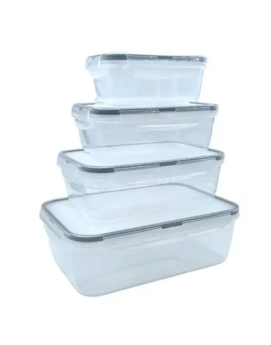 Omarı Pratik ve Sızdırmaz Kapaklı Erzak Saklama Seti