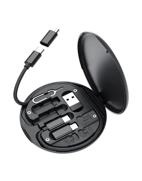 Omarı Seyahat İçin 5İ 1 Arada USB Type-C Şarj Kablosu Seti