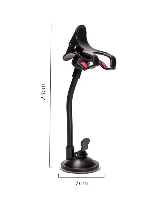 Omarı Derece Dönen Güçlü Vakumlu Oto Telefon Tutucu