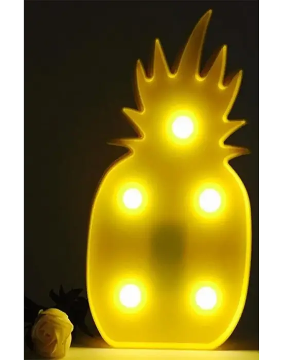 Omarı Ananas Şeklinde LED Gece Lambası