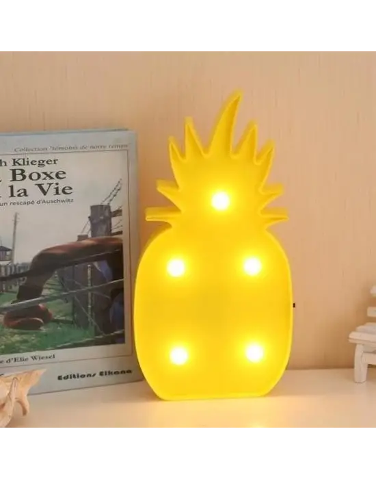 Omarı Ananas Şeklinde LED Gece Lambası