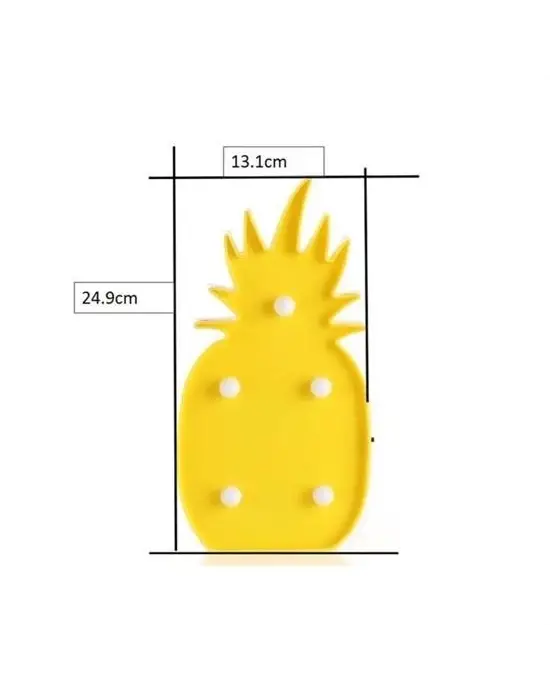 Omarı Ananas Şeklinde LED Gece Lambası