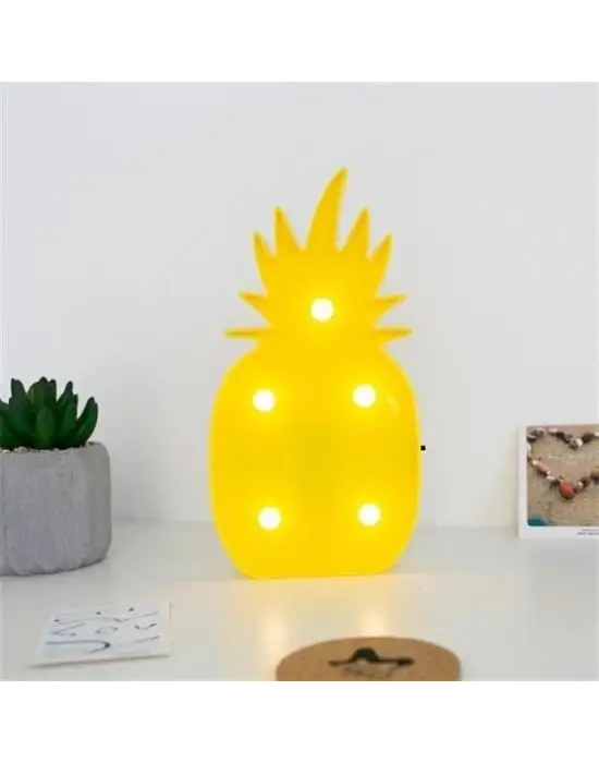 Omarı Ananas Şeklinde LED Gece Lambası