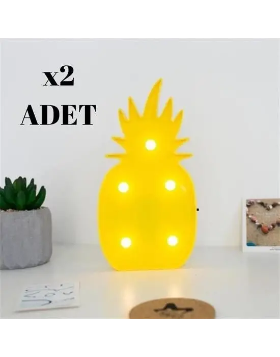 Omarı Ananas Şeklinde LED Gece Lambası