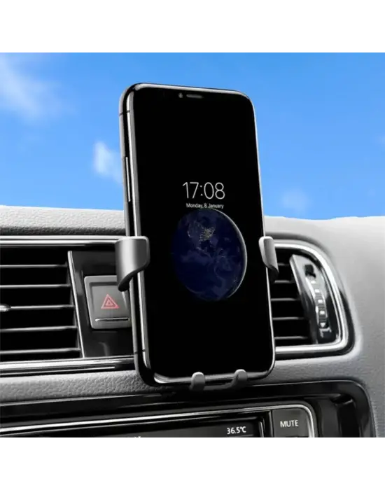 Omarı Araç İçi Klima Izgarasına Takılabilir Oto Telefon Tutucu