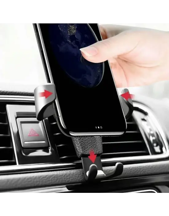 Omarı Araç İçi Klima Izgarasına Takılabilir Oto Telefon Tutucu