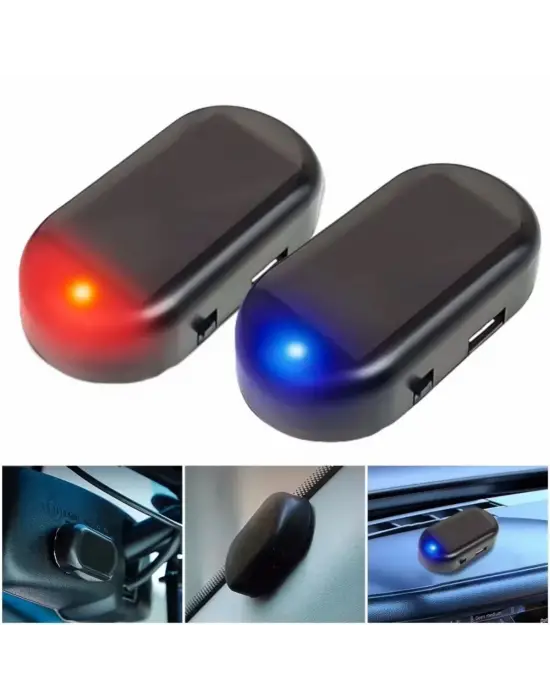 Omarı Güneş Enerjili Araç İçi Hırsız Alarmı ve Şarj Cihazı