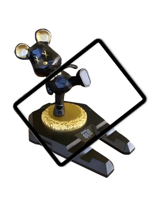 Omarı Ayıcıklı Telefon ve Tablet Standı - Masa Üstü Tutucu Aparat