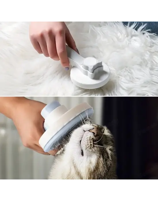 Omarı Masaj Etkili Tüy Toparlayıcı Pet Fırçası