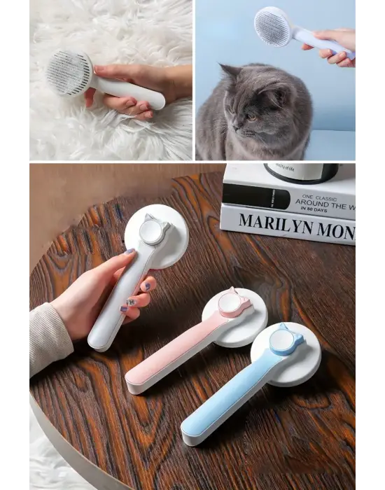Omarı Masaj Etkili Tüy Toparlayıcı Pet Fırçası