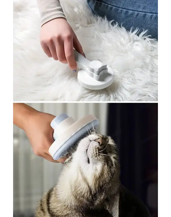 Omarı Masaj Etkili Tüy Toparlayıcı Pet Fırçası