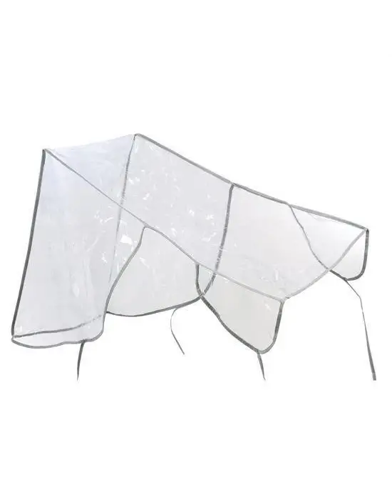 Omarı Şeffaf Yağmurluk Puset için Rüzgar Engelleyici Muşamba