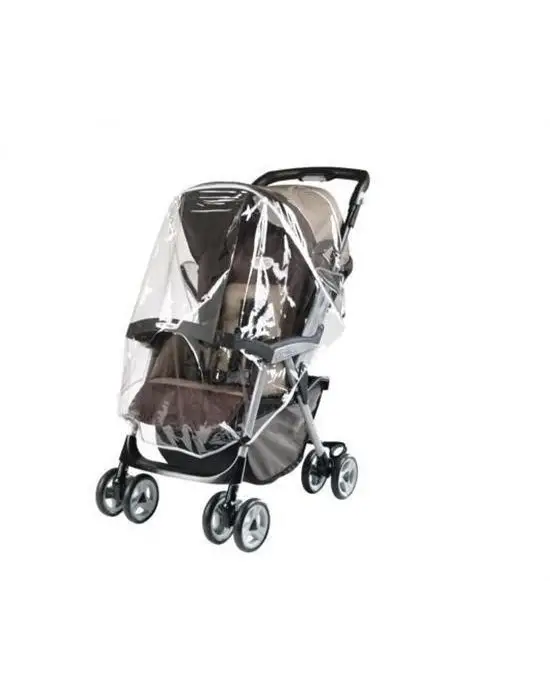 Omarı Şeffaf Yağmurluk Puset için Rüzgar Engelleyici Muşamba