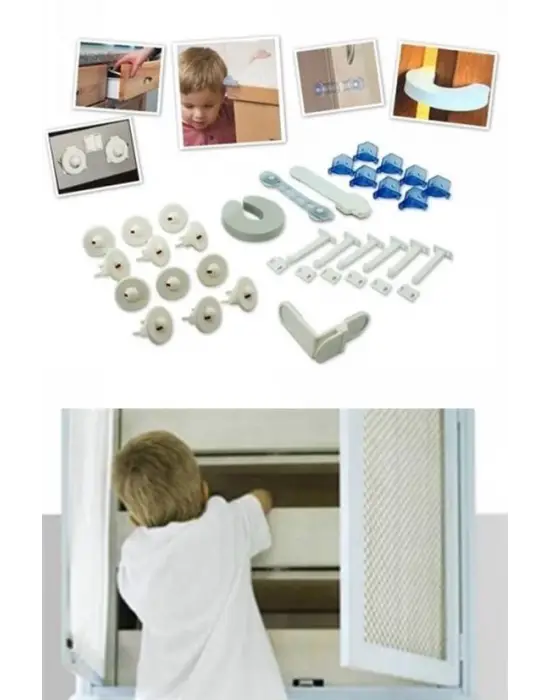 Omarı Bebekler İçin Güvenli ve Kapsamlı Koruma Seti 30 Parça