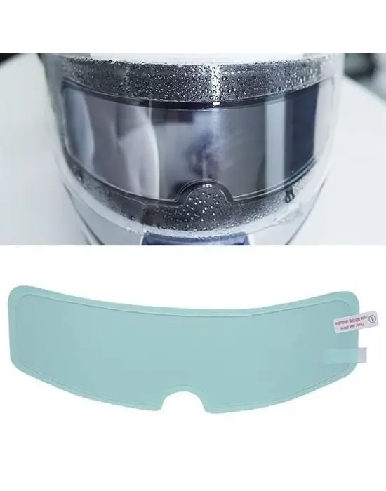 BUFFER® Buğu Önleyici Motosiklet Kaskı Vizörü Su Geçirmez Dayanıklı Çizik Koruma Lens Filmi
