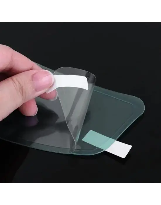 BUFFER® Buğu Önleyici Motosiklet Kaskı Vizörü Su Geçirmez Dayanıklı Çizik Koruma Lens Filmi