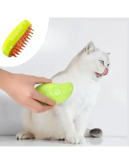 Omarı Yumuşak Silikon Uçlu Tüy Tarama Fırçası