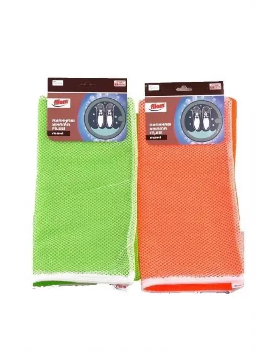 Omarı Fermuarlı Ayakkabı Terlik Yıkama Filesi - Çamaşır Makinesi İçin