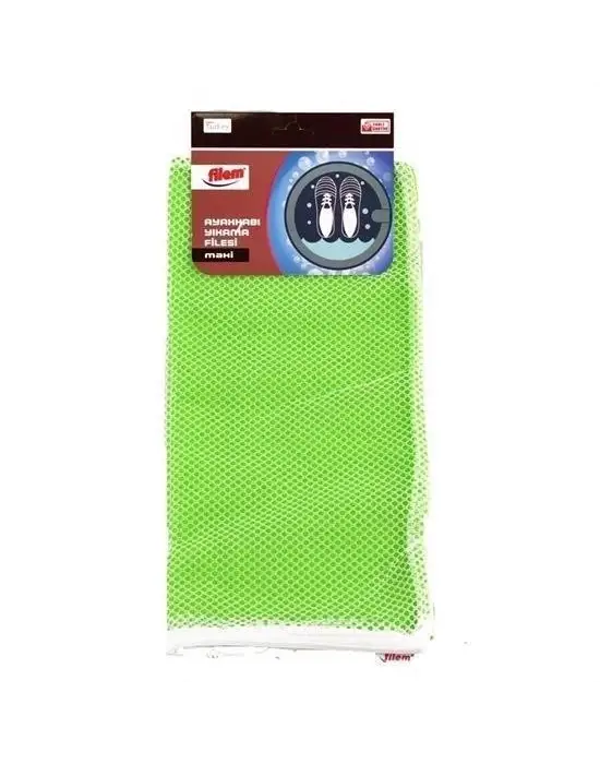 Omarı Fermuarlı Ayakkabı Terlik Yıkama Filesi - Çamaşır Makinesi İçin