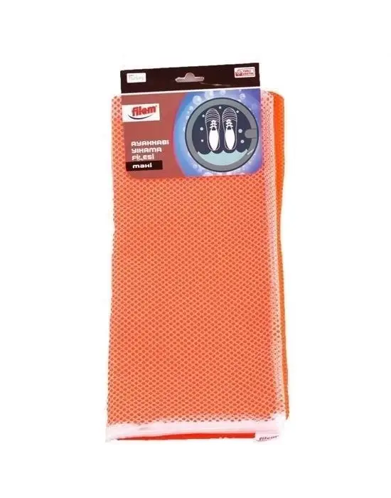 Omarı Fermuarlı Ayakkabı Terlik Yıkama Filesi - Çamaşır Makinesi İçin