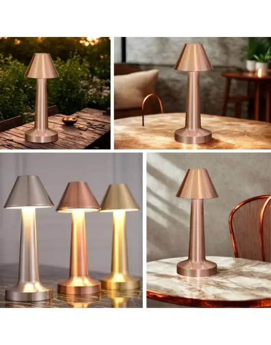 Omarı Dokunmatik 3 Renkli LED Masa Lambası