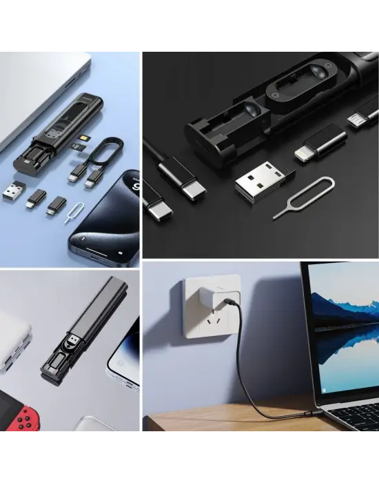 Omarı Hızlı Şarj ve Veri Aktarım Kablo Seti