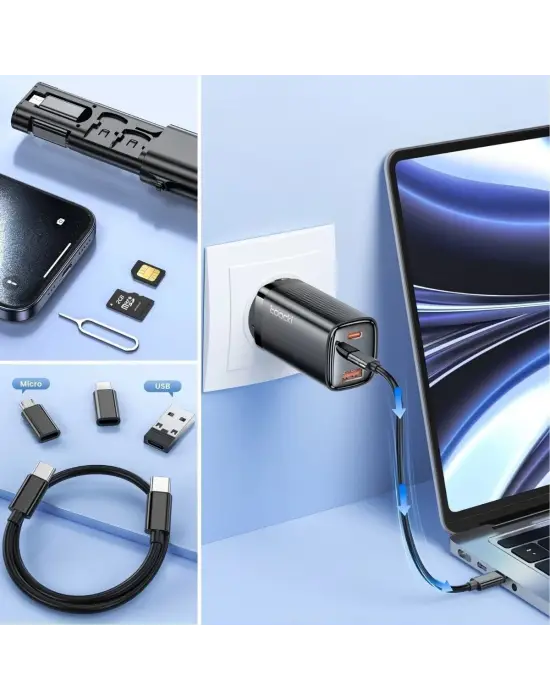 Omarı Hızlı Şarj ve Veri Aktarım Kablo Seti