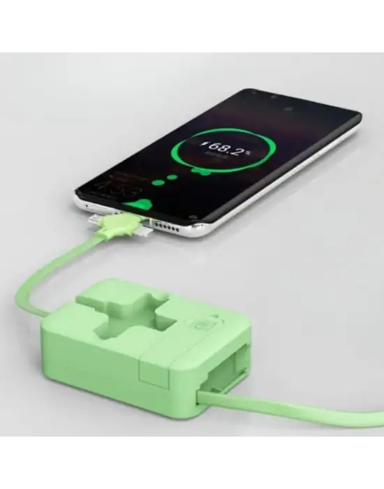 Omarı Kompakt ve Pratik 3ü 1 Arada USB Şarj Kablosu
