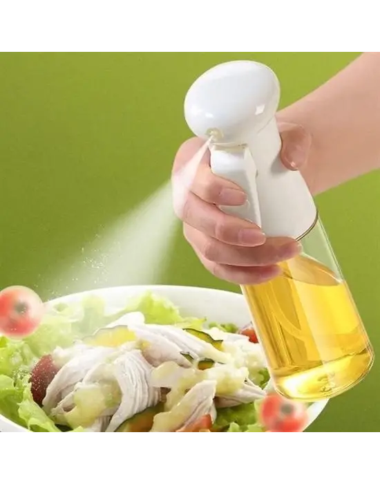 Omarı Çok Amaçlı Cam Şişe Püskürtmeli Yağdanlık ve Sos Spreyi