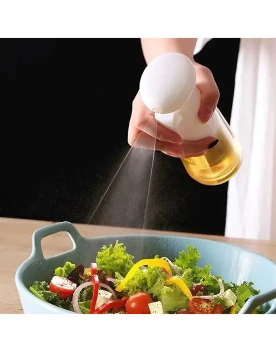 Omarı Çok Amaçlı Cam Şişe Püskürtmeli Yağdanlık ve Sos Spreyi