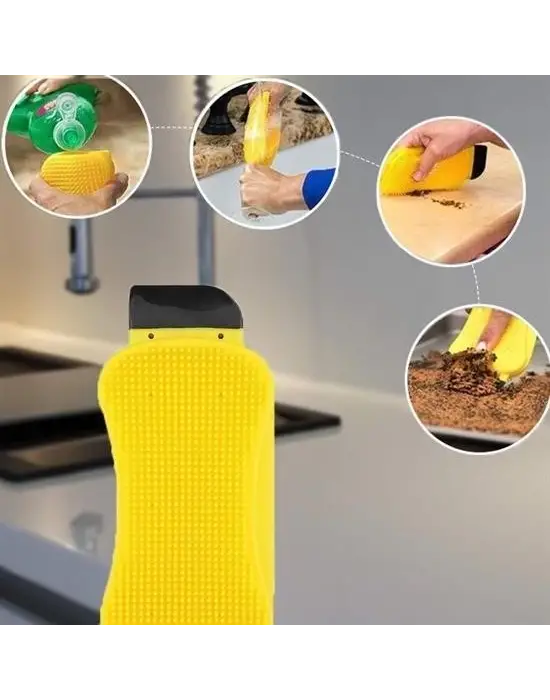 Omarı Çok Fonksiyonlu Pratik Bulaşık Fırçası