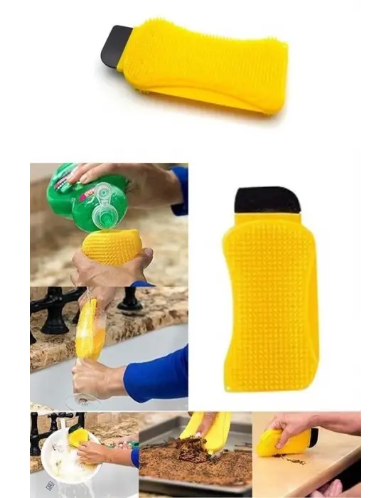 Omarı Çok Fonksiyonlu Pratik Bulaşık Fırçası