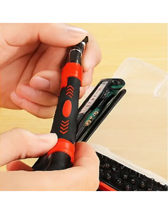 BUFFER® Çok Fonksiyonlu Manyetik Uçlu 52si 1 Arada 42 Uçlu Saatçi Tornavida Seti