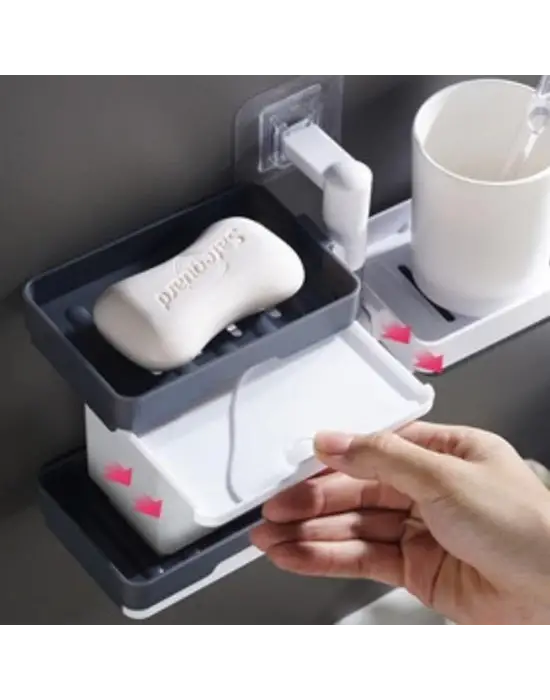 Omarı Pratik Duvara Monte Sabun Tutucu