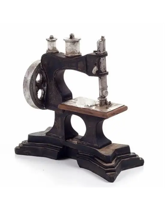 Omarı Vintage Tarzı Dekoratif Dikiş Makinesi Biblosu
