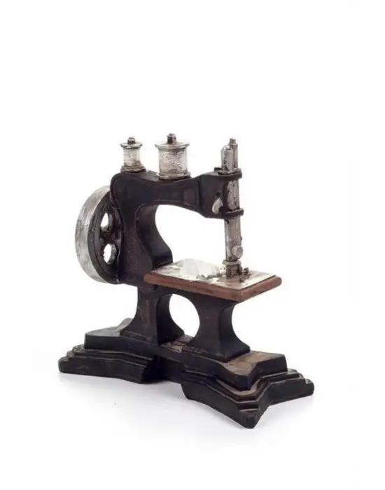 Omarı Vintage Tarzı Dekoratif Dikiş Makinesi Biblosu