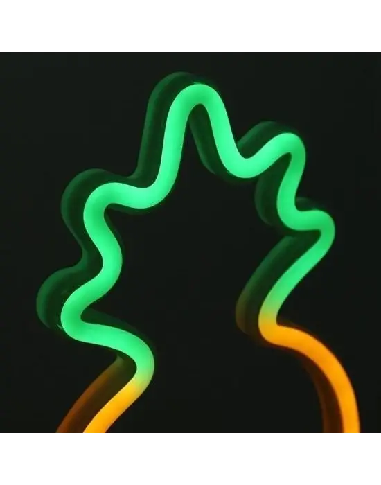 BUFFER® Dekoratif Ananaslı Neon Led Masa Ve Gece Lambası Hediyelik Lamba